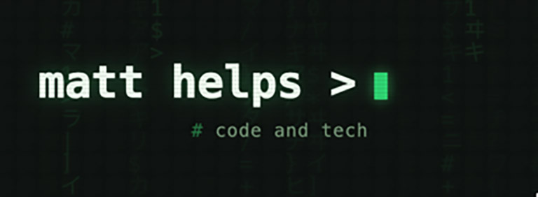 matt-helps.com screenshot